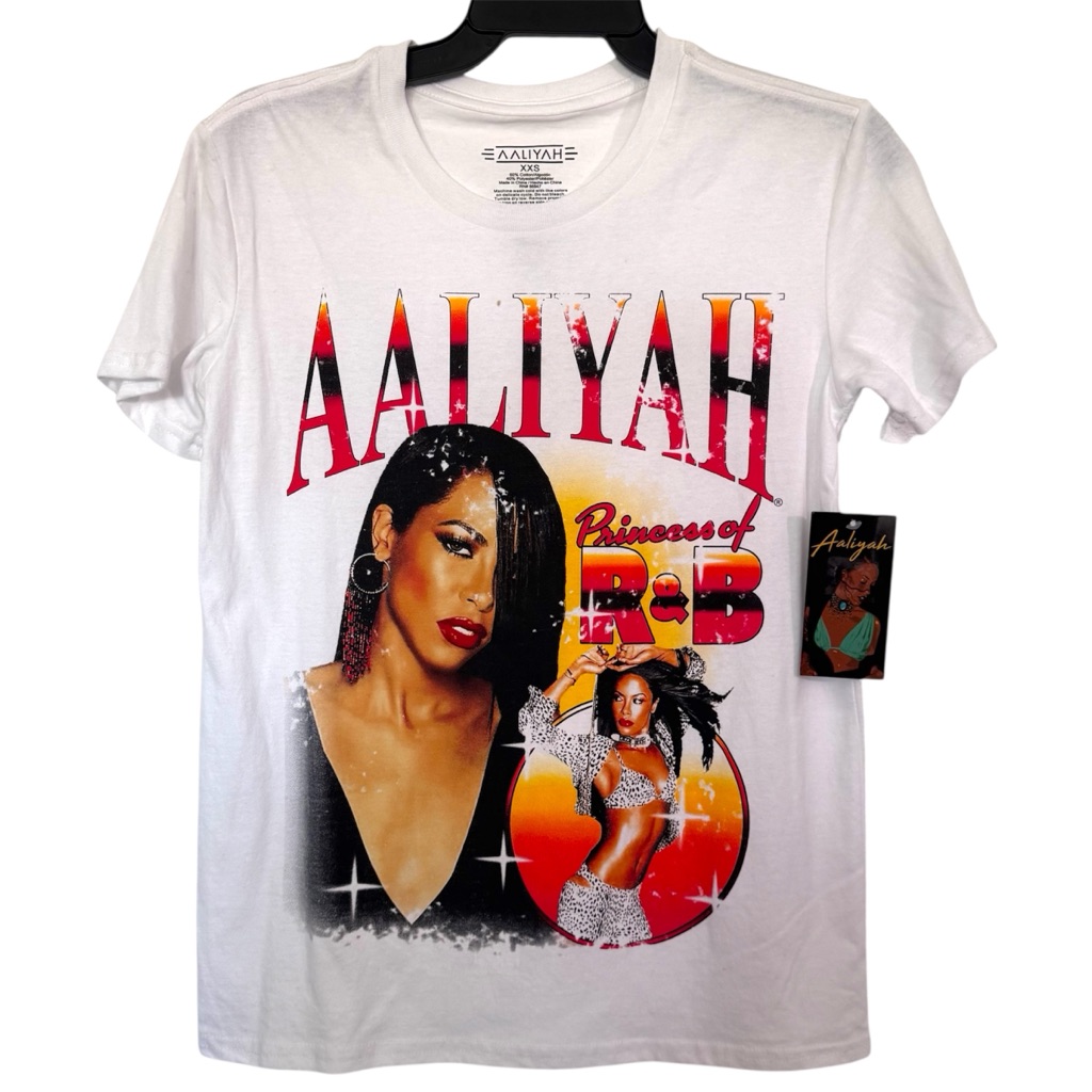 Aaliyah R&B White Graphic Tee Size Xxs New With Tags #Aaliyah #R&B